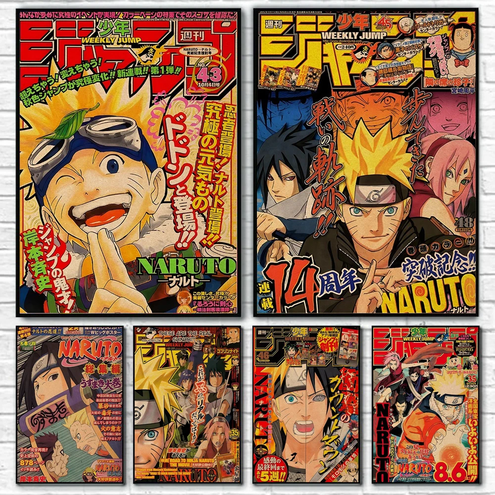 Japanese Lifestyle Magazines - Naruto Poster Akatsuki Organisatie Naruto Sasuke
