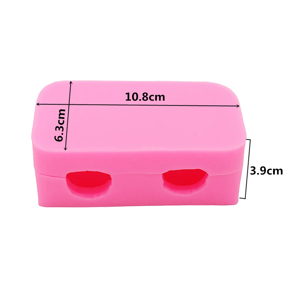 Children's Party Birthday Candles 3D Baby Footprints Silicone Mould Children's Party Cake Chocolate Mould