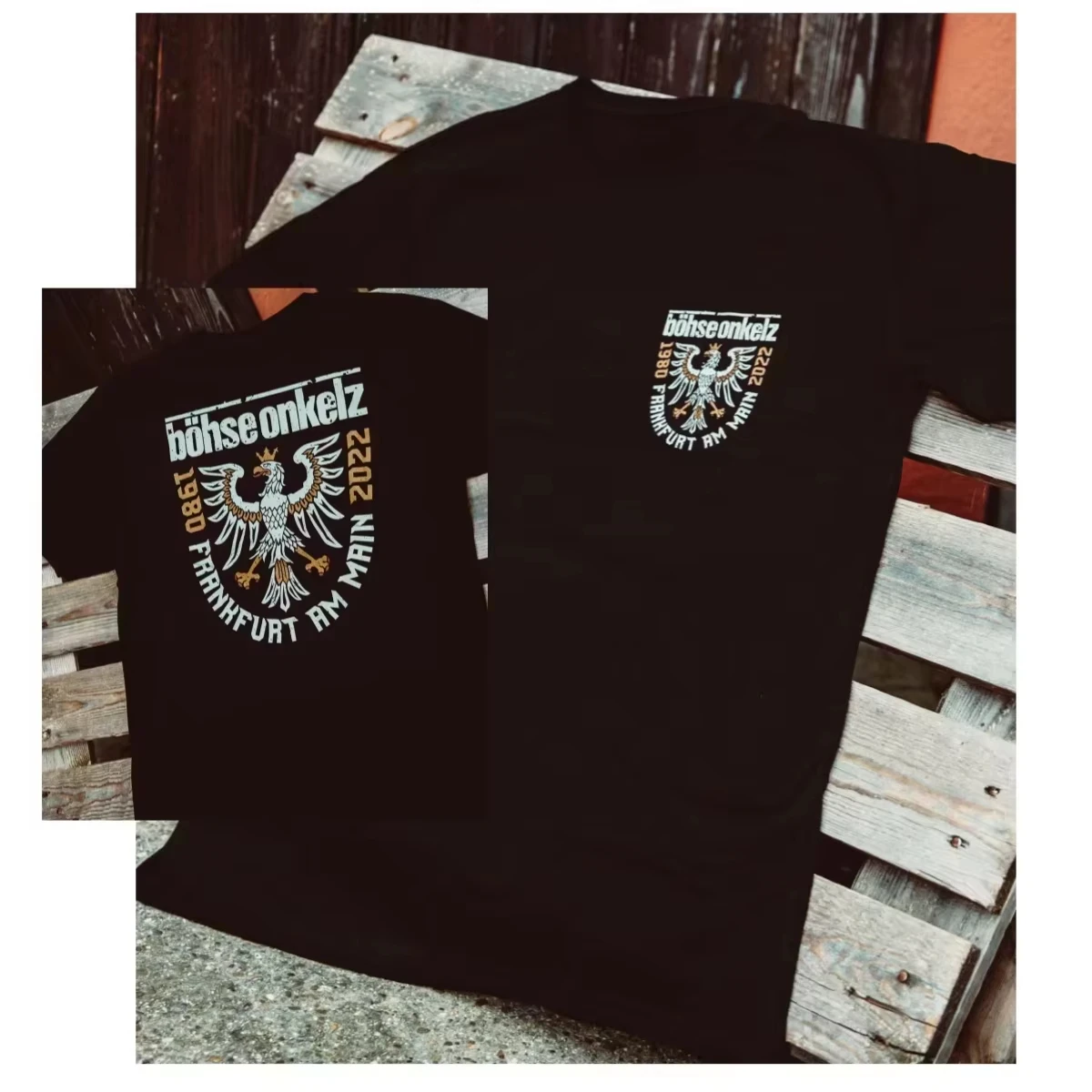 Heißer Verkauf Rock Band 2026 Böhse Onkelz Grafik-Print T-Shirt für Herren und Damen Streetwear Harajuku Mode Sommer Neues Übergroßes Oberteil