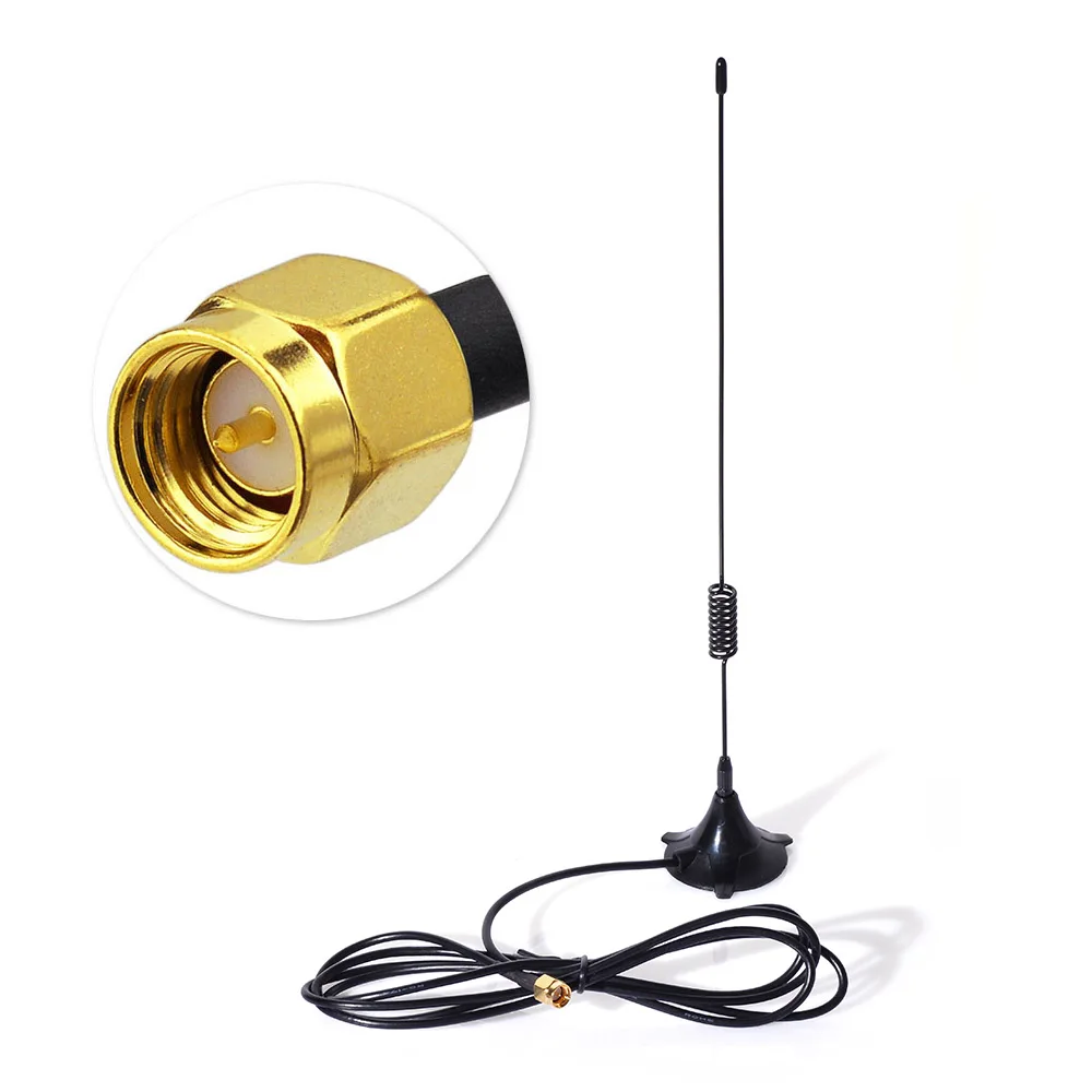 Superbat Booster 850/900/1800/1900/2100/2700MHz Strong Magnetic Base Antenna SMA/RP-SMA Male Connector 1.5M Cable