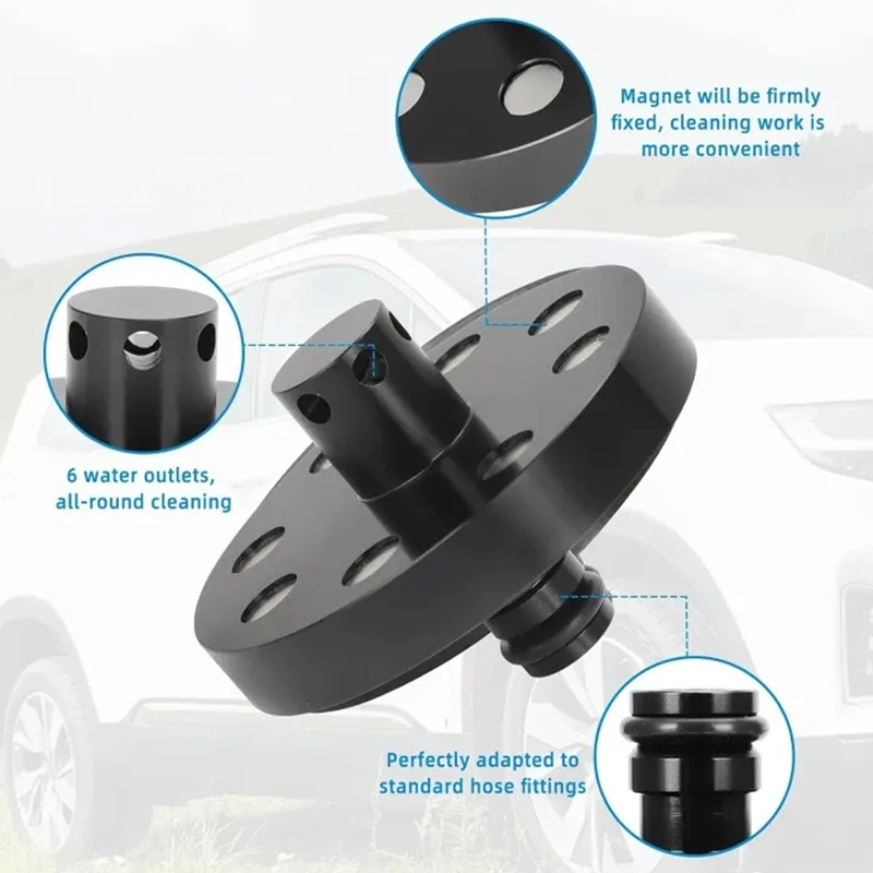 Aluminium Chassis Cleaner Flusher Hose Fitting AUS Rubber O-Ring Undercarriage Cleaner Quick Connect Vehicle Chassis Wash Kit