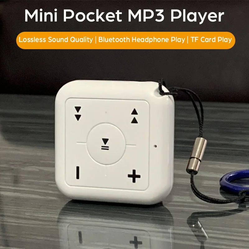 جيب صغير بلوتوث 5.3 مشغل MP3 لاسلكي HIFI ضياع الرياضة وكمان TF بطاقة مشغل موسيقى MP3 دعم سماعات بلوتوث