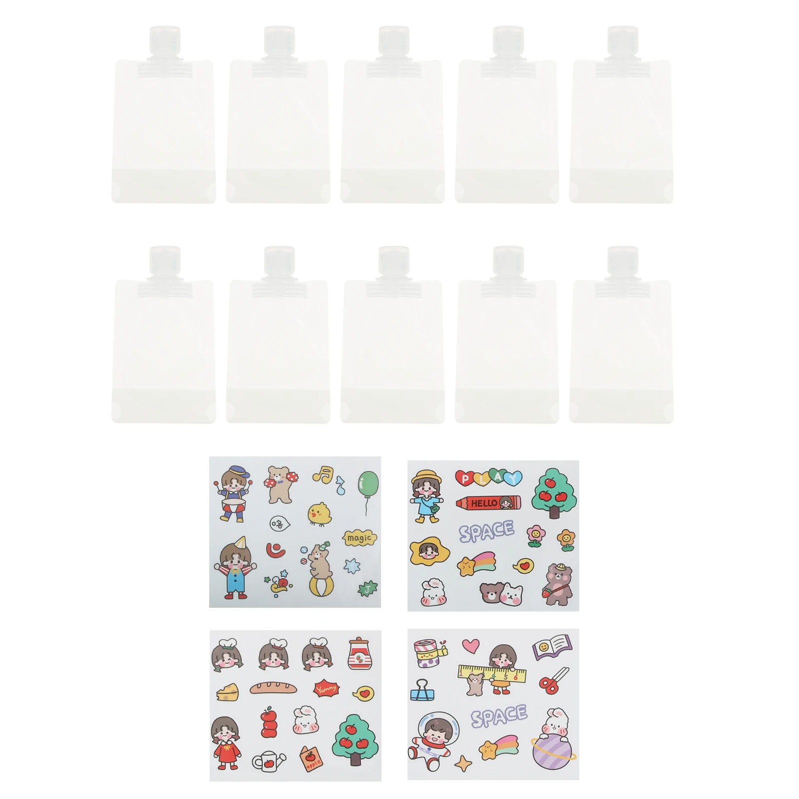 

Travel Lotion Refill Bag Toiletry Space-Saving Pouch Shampoo Sub-packing Asia Pet Squeezable Cosmetics