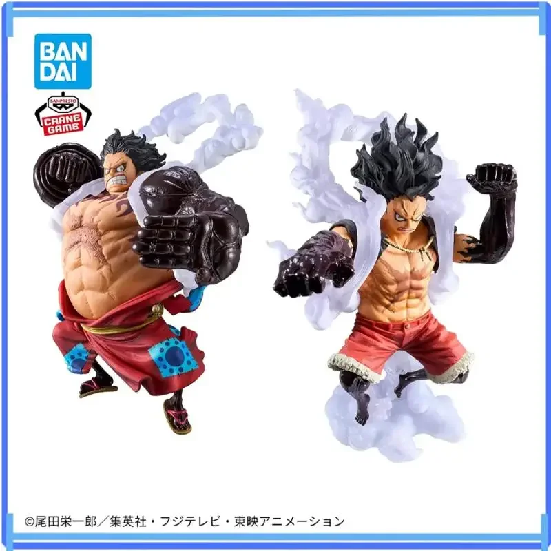 Original Bandai Banpresto One Piece Monkey D. Ruffy Figur Modell Anime Gear 4. Wano Country Boundman Snakeman Echtes Puppenspielzeug