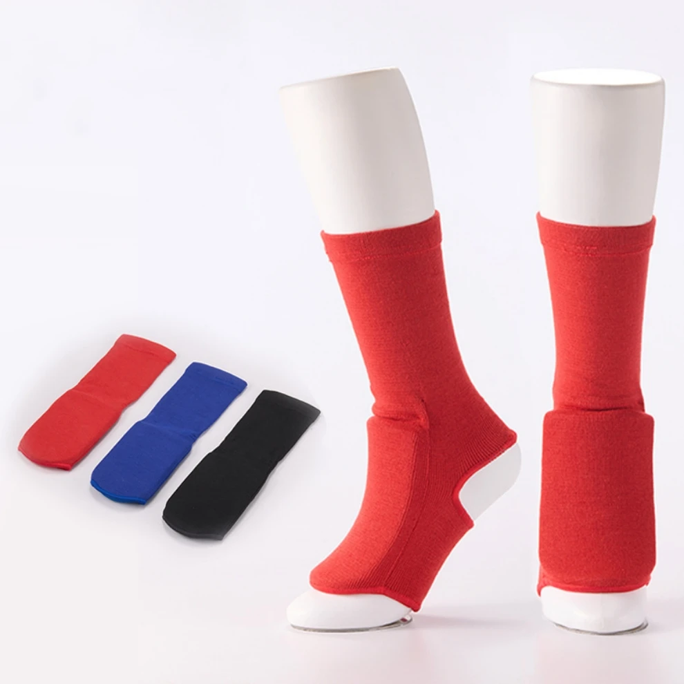 

Knitted Instep Guard Muay Thai Ankle Protector Boxing Taekwondo Training Foot Support MMA Feet Protective Pads