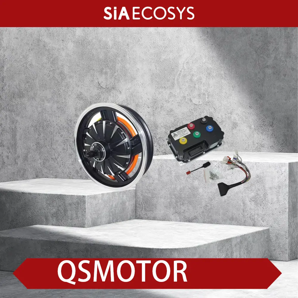

QS Motor 16X2.75inch 260 V1.4 4000w 50H Electric Motorcycle Brushless DC Wheel Hub Motor with SIAYQ72120 Controller