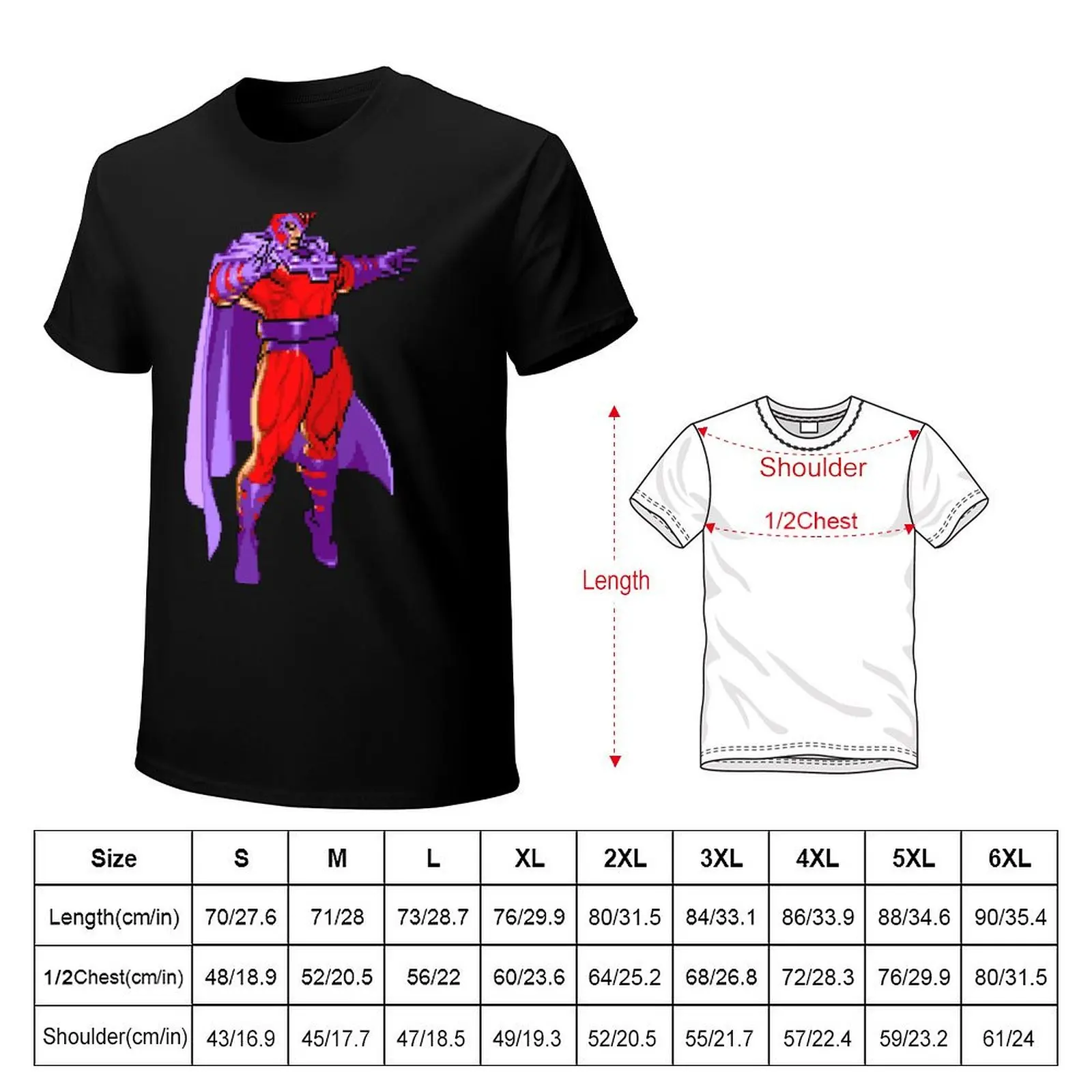 Magnus Hover Stance MvC2 T-Shirt Trendy Print Short Sleeve T-Shirt