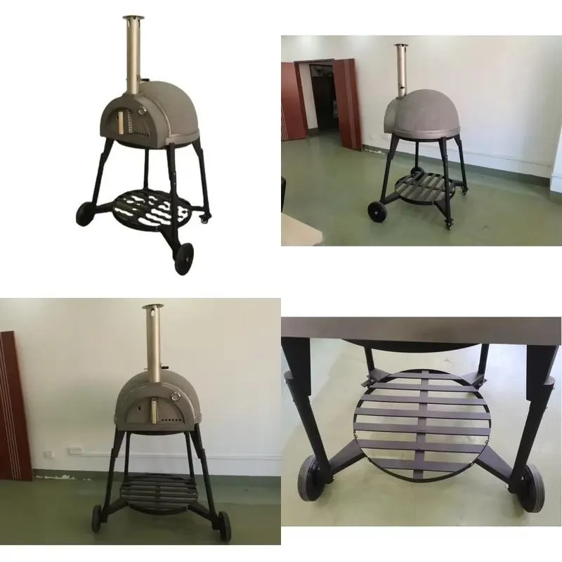Dome Pizza Oven Wood Fired Gas Brick Oven Large Size Model NL804D Outdoor Cooking Appliance for Home and Commercial Use