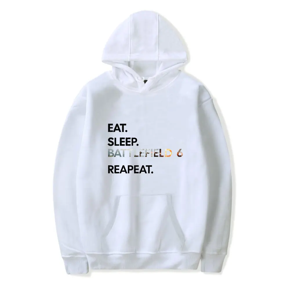 ساحة المعركة 6 هوديس 2025 خمر ميرش هوديي الرجال والنساء الهيب هوب الرياضة البلوز البلوز