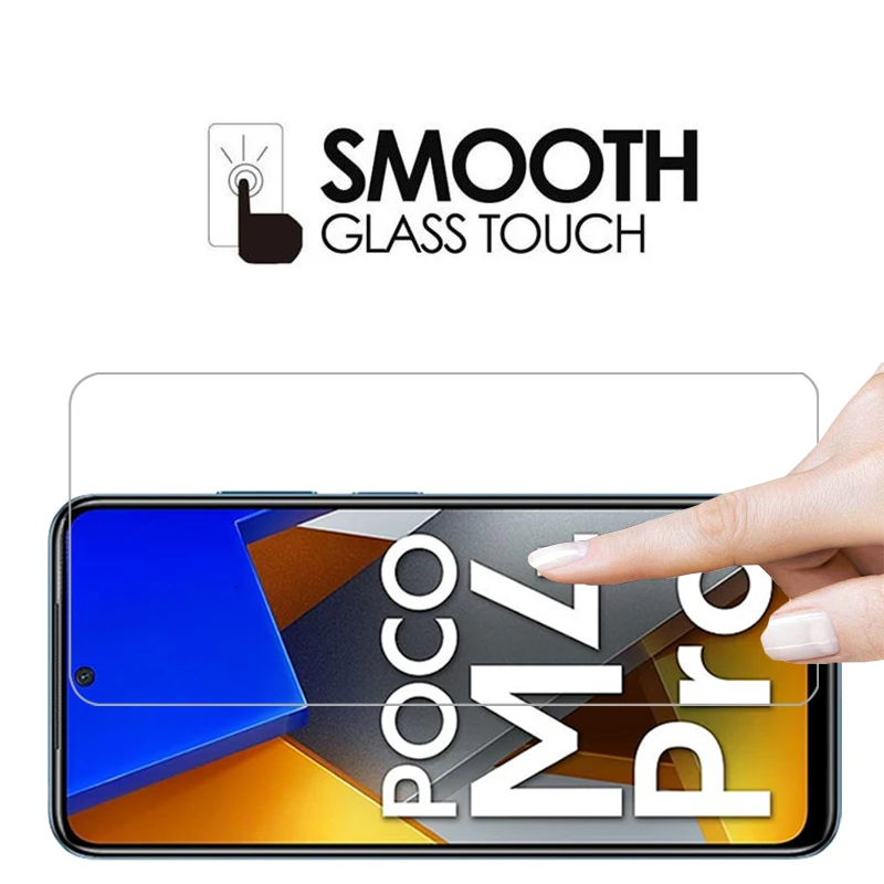 screen protector for xiaomi poco m4 pro 4g 5g protective tempered glass on pocom4 m 4 4m m4pro pocom4pro phone film glas xiomi