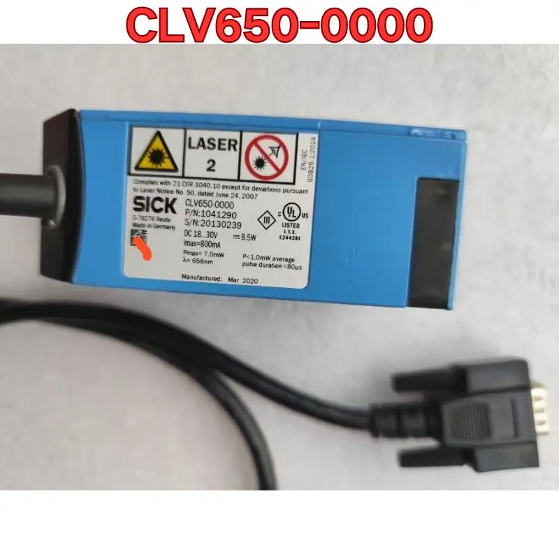 Second-hand CLV650-0000 code scanner function test is normal Quotation in November 2025