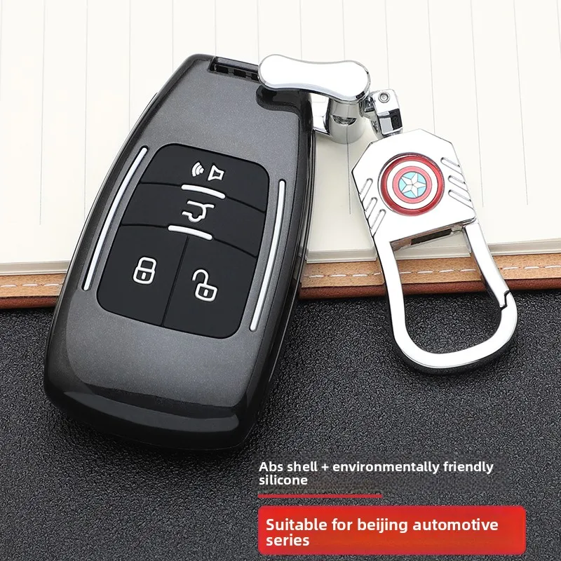 

Car Remote Key Case Cover Protect Shell Fob For Baic Senova X25 X35 X55 X65 D50 For Changhe Q25 Q35 A6 Car Accessorie