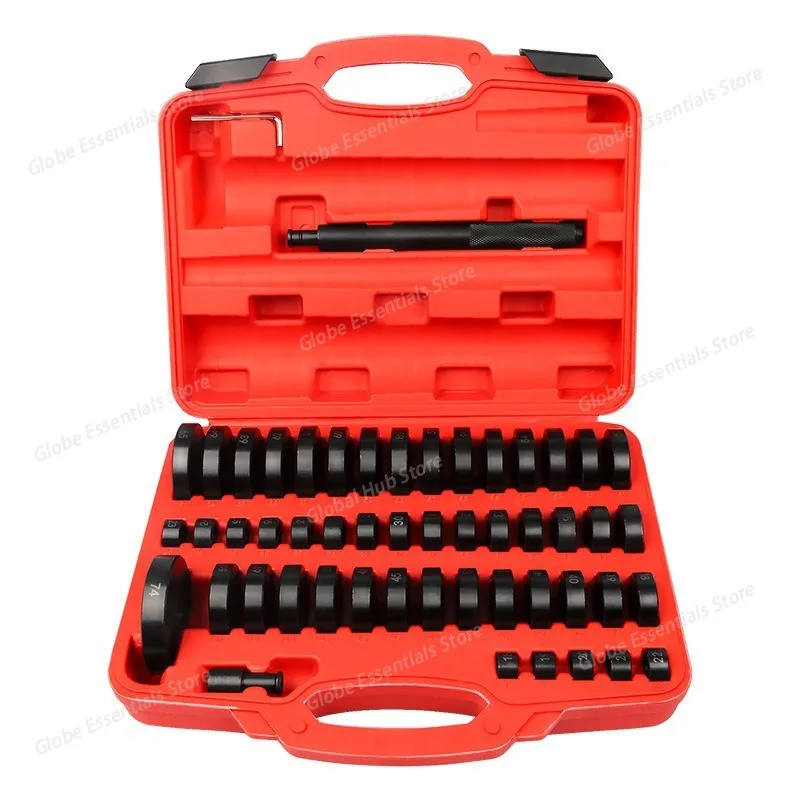 52PCS wheel hub bearing installation and disassembly bearing remover press liner sleeve iron sleeve peeling oil seal