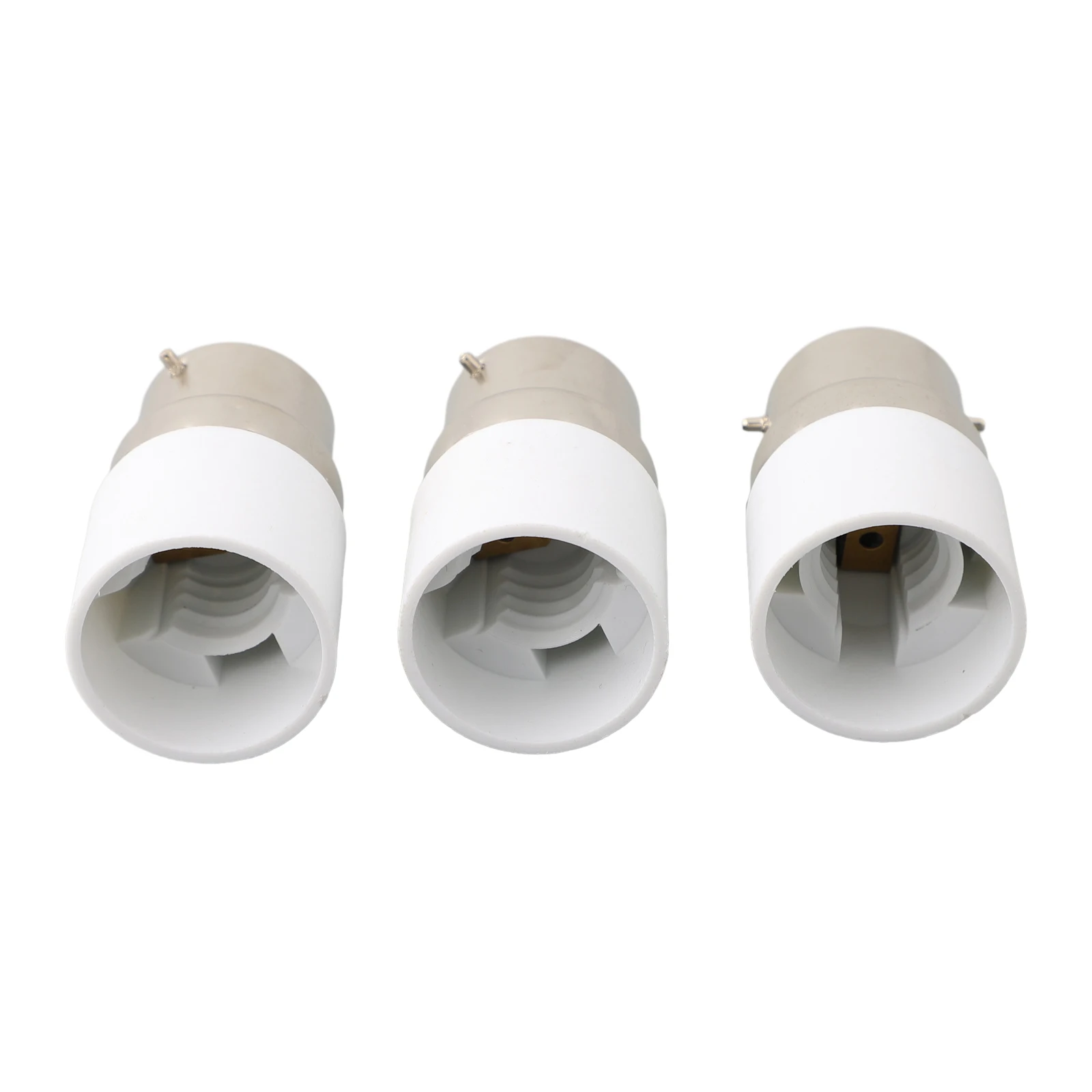 3pcs B22 To E14 Light Bulb Edison Screw Bayonet Cap Base Converter Adapter Home Supplies Accessory Decoration