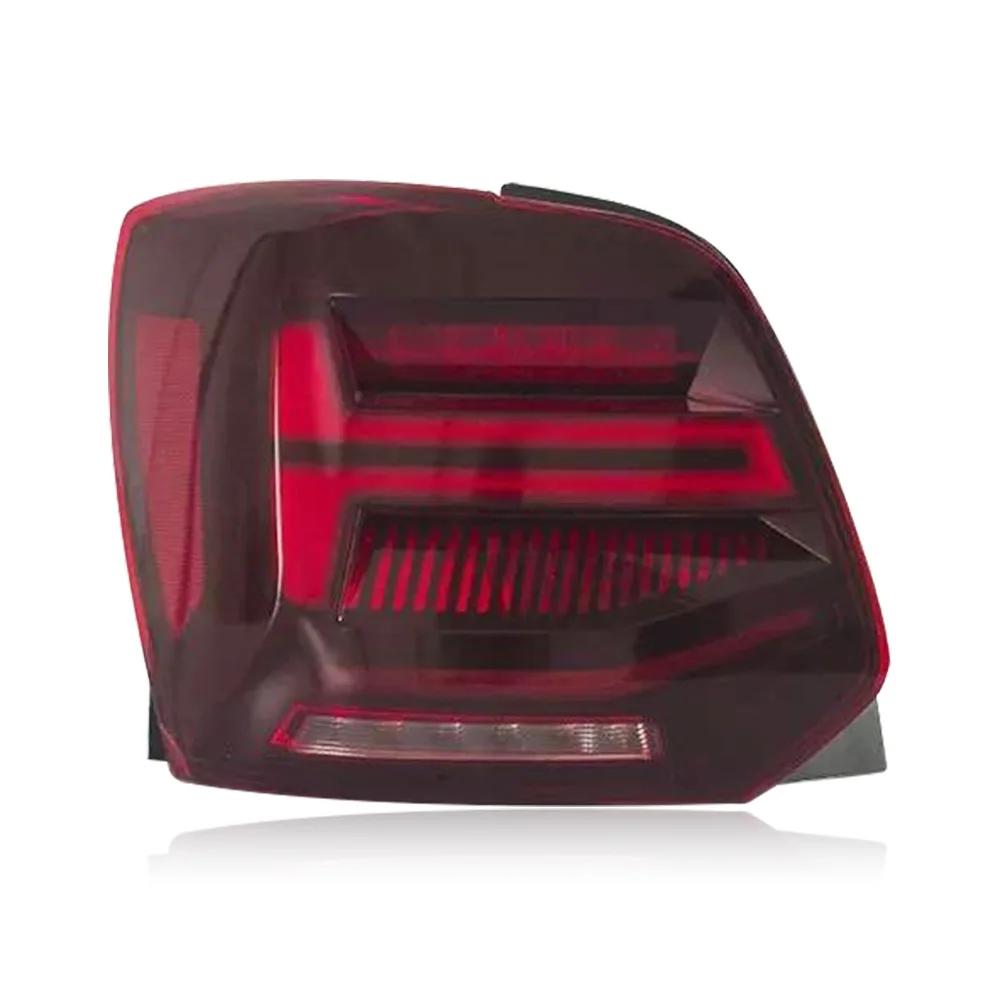 For Volkswagen Polo 11-17 tail light assembly modification with LED flow light turn signal, rear tail light