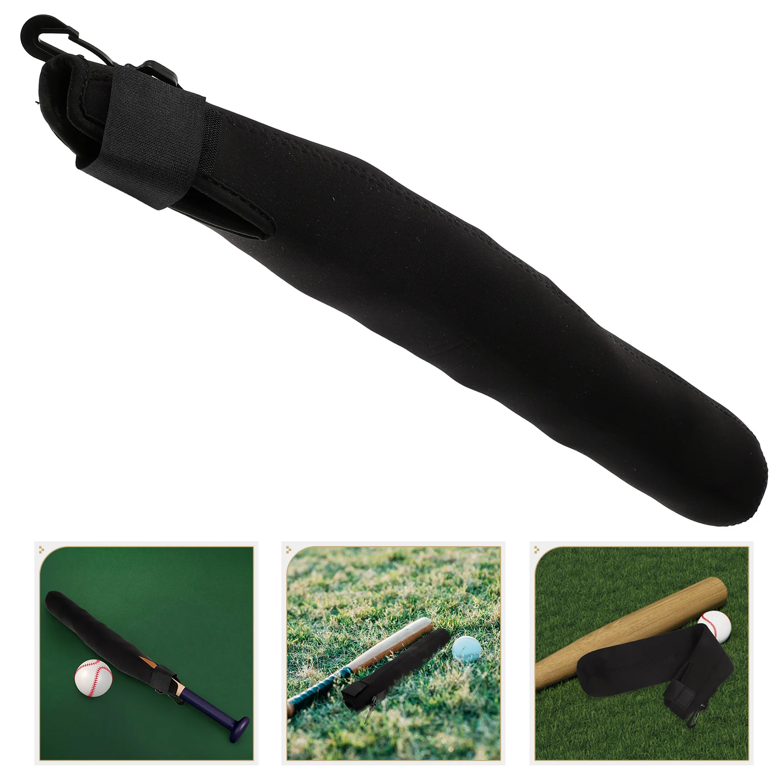 

Чехол для бейсбольной биты, защитный держатель для гольф-клуба, легкий портативный пылезащитный декоративный защитный чехол для летучей мыши, эластичный органайзер для хранения