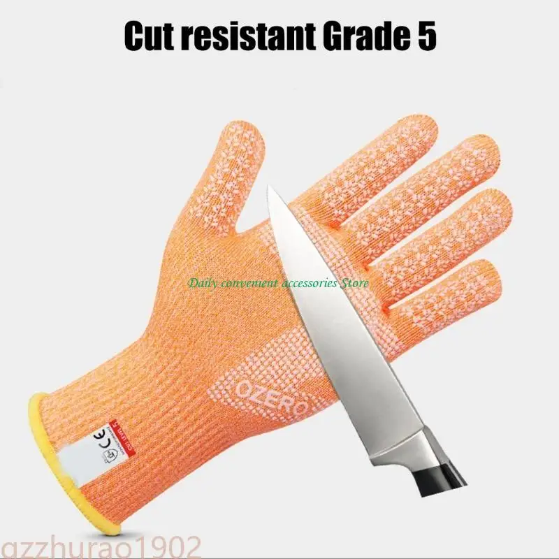 절단 방지 장갑 5등급 보호 기능 유연한 기계 세탁 가능 편안함과 민첩성 보호 장갑