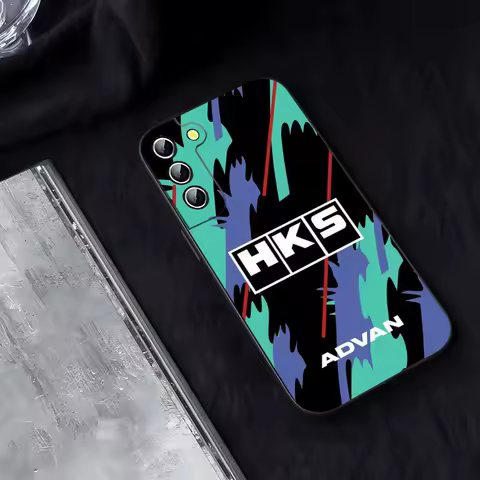 Sports Car HKS JDM Accessories Phone Case for Samsung Galaxy S24 S23 S22 S25 S21 Ultra Fe Plus M54 A34 A16 A54 A24 A53 Coque