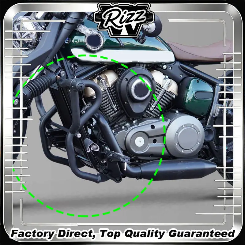 Motorcycle Bumpers Crash bar MOTOR Protection Protective device Heavy Duty Accessorie Fit For Benda Napoleon Bob 250 Napoleonbob