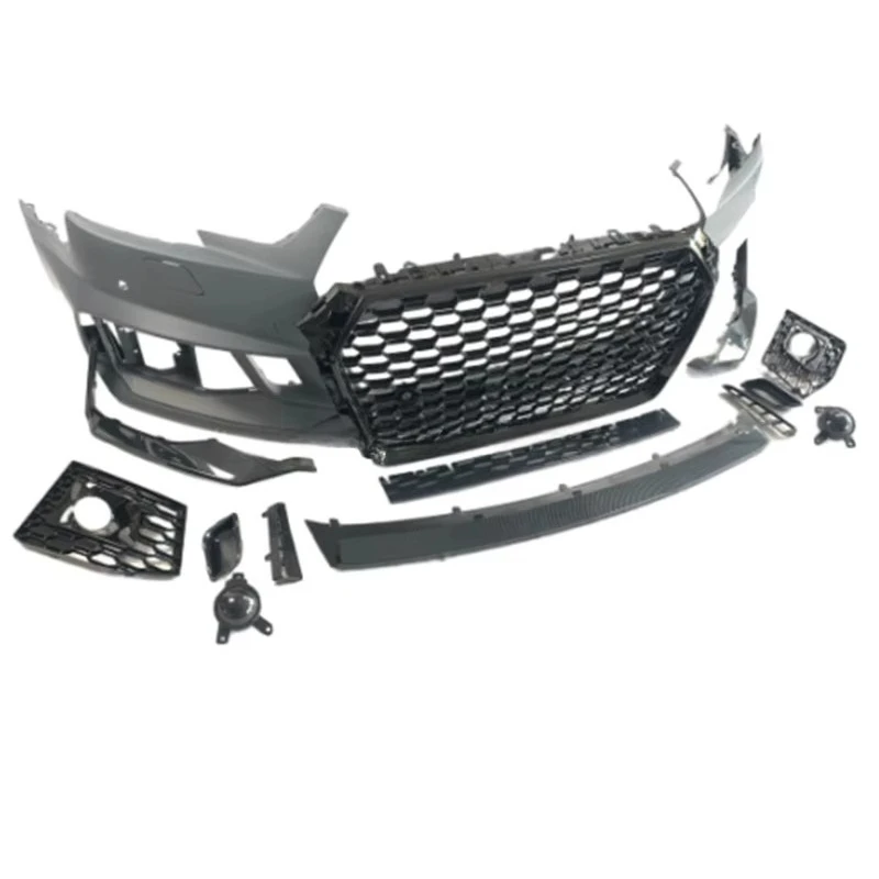 STLF RS4 Front Bumper Body Kits A4 B9 Upgrade Facelift Full Wide Body Kit Replacement Bodykit for Audis A4 B9 16 17 18 19 - view 6
