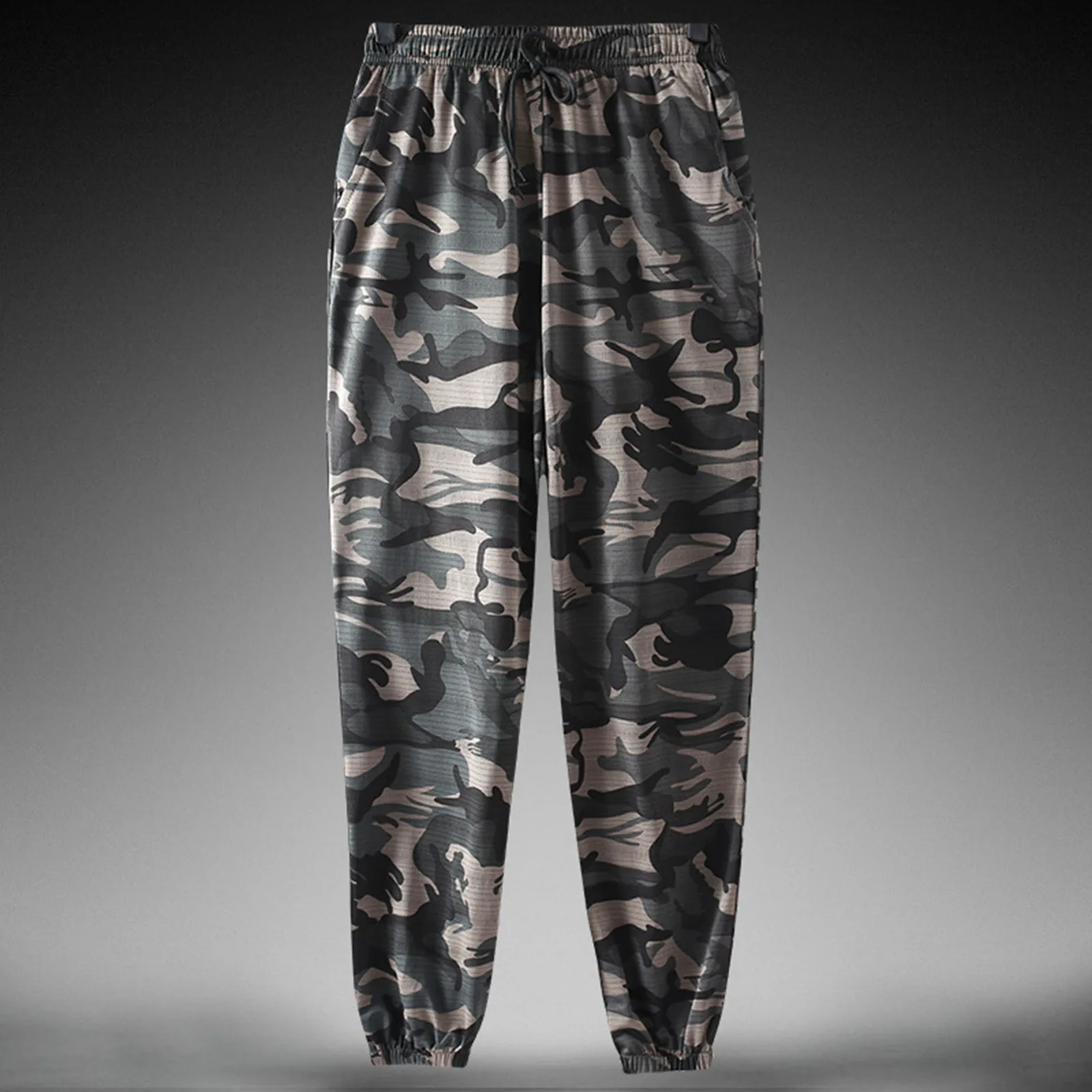 

Men's Joggers Sweatpants Basic Fleece Jogger Pant Elastic Waist Men's Casual Pants Camouflage Trousers Loose Men's Casual Pants