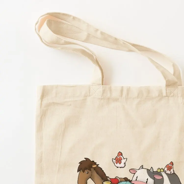 حقائب Harvest Moon Tote للنساء حقيبة قماش حقيبة مخصصة أكياس بقالة قابلة لإعادة الاستخدام #3