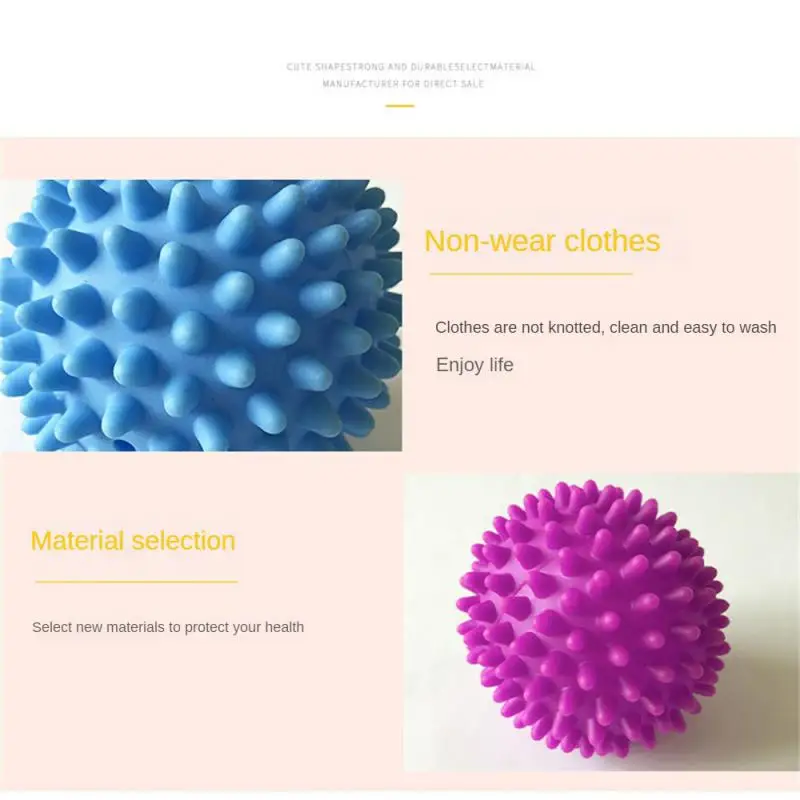 Stain Removal Solid Friction Wash Ball Reusable Household Cleaning Supplies 65mm Powerful Cleaning Tool Accessrice