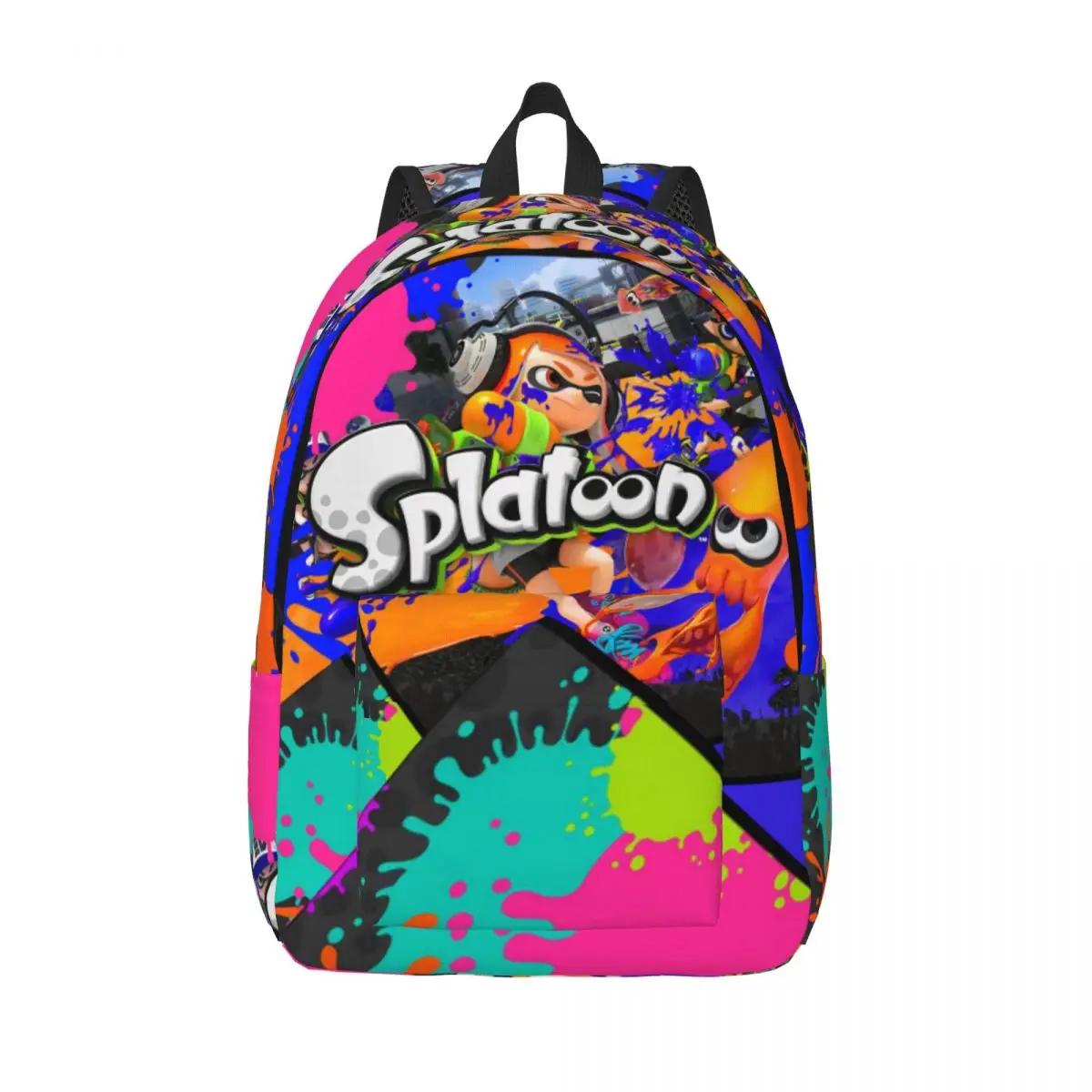 Zaino del fumetto Splatoon per ragazzo ragazza bambini studente scuola Bookbag gioco Graffiti tela Daypack scuola materna borsa primaria regalo