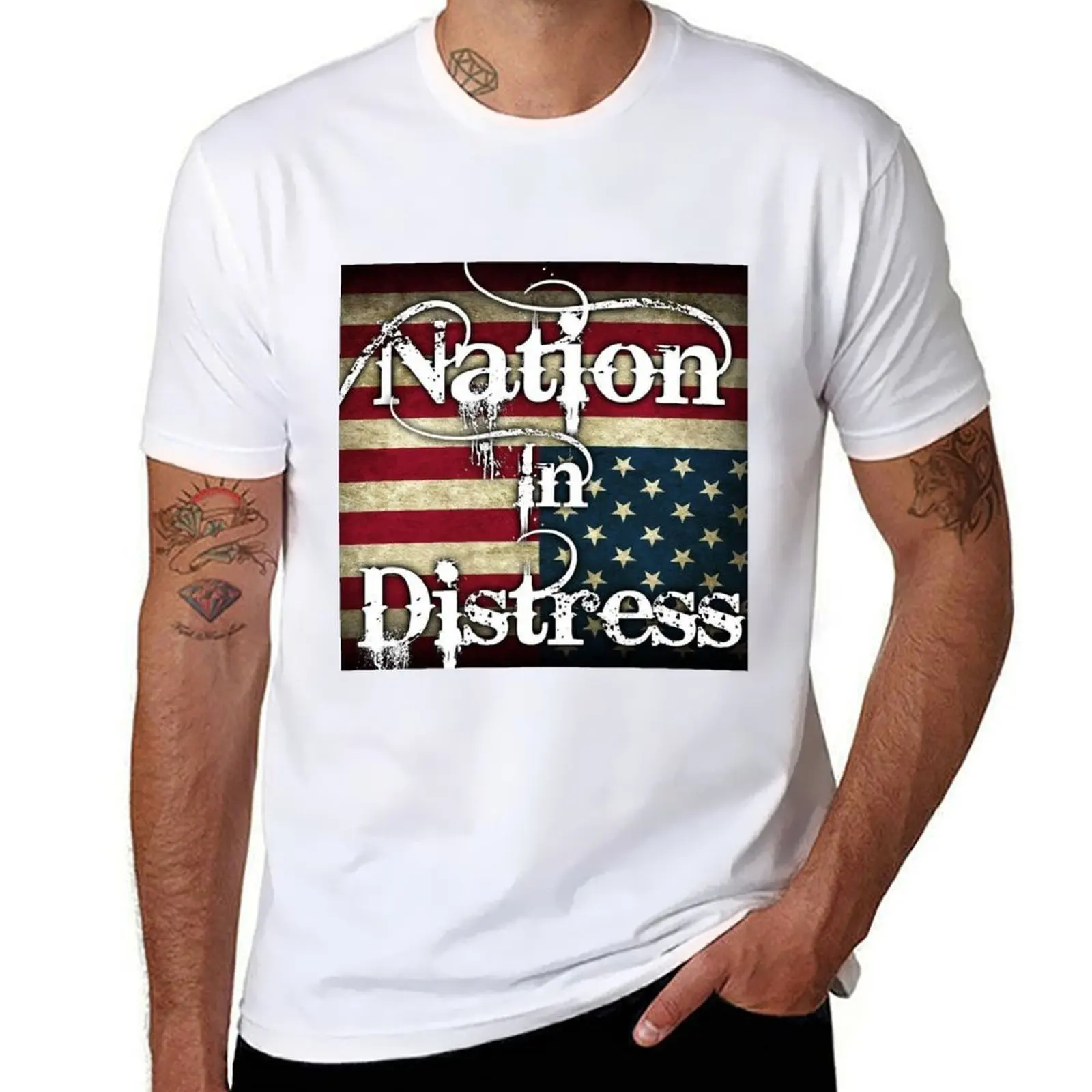 

Nation In Distress T-Shirt t shirt custom print anime tshirt T-Shirt