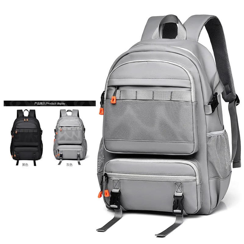 New schoolbag fashionable men's backpack can be put on trolley case leisure business trip large capacity shoulder business