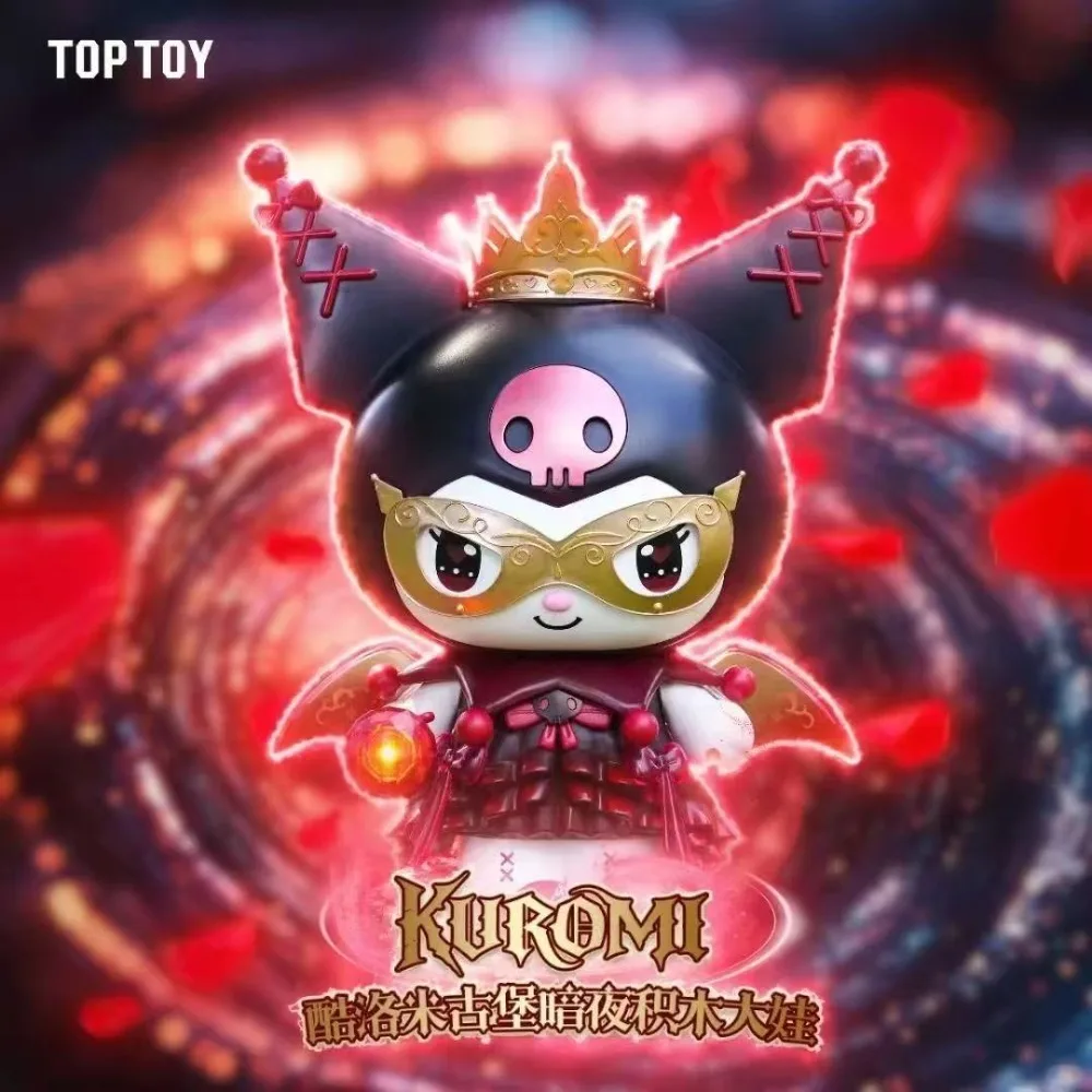 

Лицензионный конструктор TOPTOY Sanrio Kuromi «Полуночный замок», большая фигурка-украшение из строительных блоков