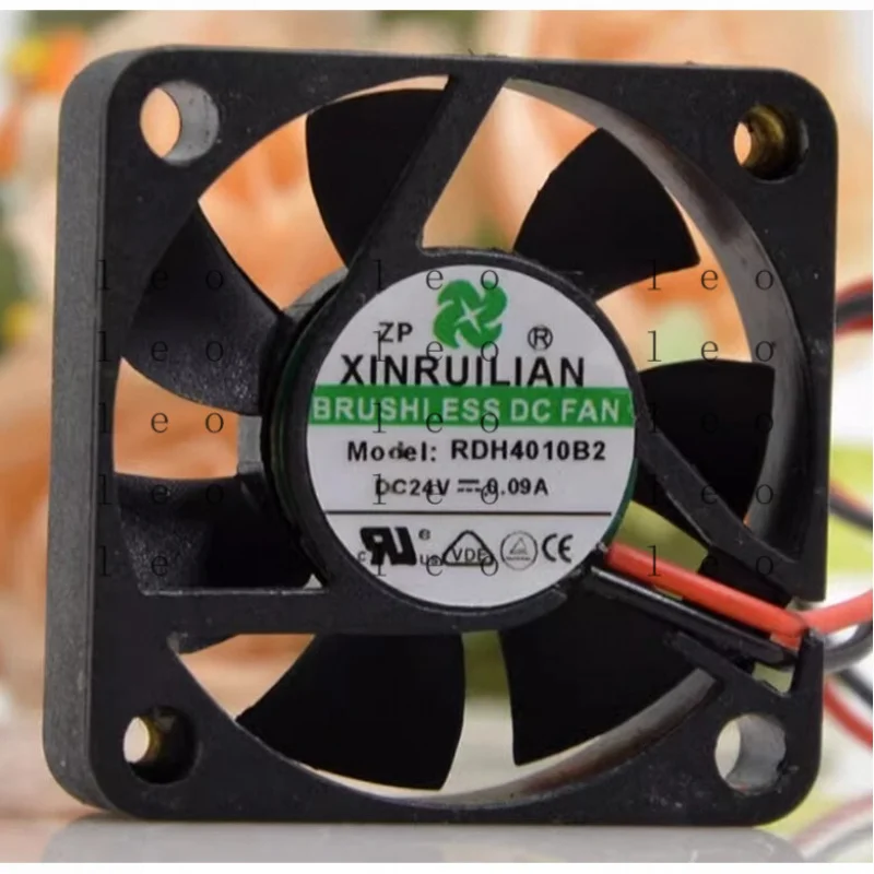 

AA 1PCS RDH4010B2 DC24V 0.09A 40*40*10MM 2-wire silent cooling fan