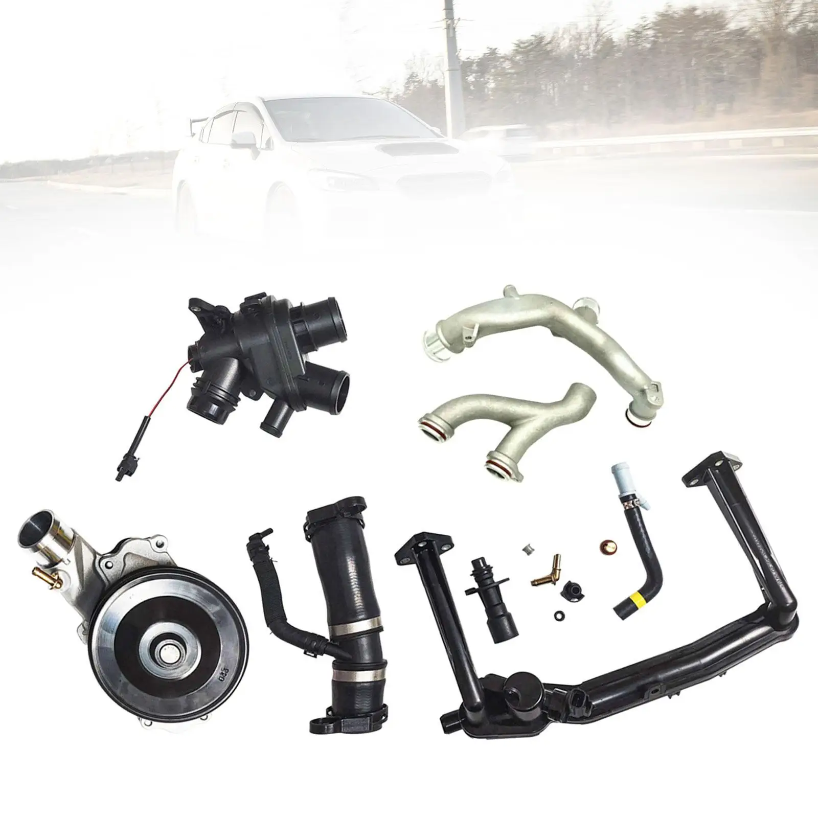 

Cooling System Replace Upgrade Kit Sturdy for Jaguar Land Rover 3.0L V6