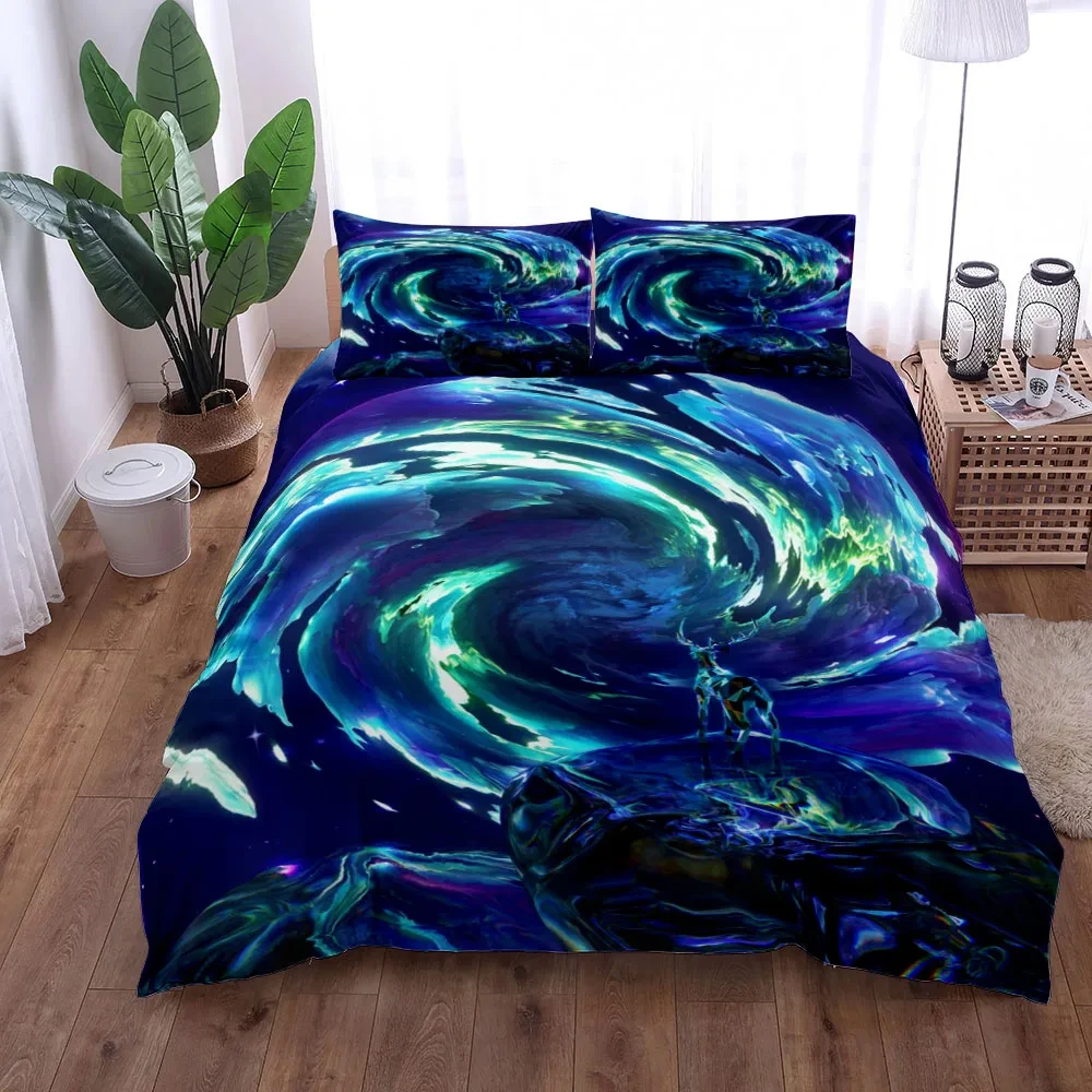 Worm Hole Astronomy Duvet Cover Set King Queen Double Full Twin Single Size Bed Linen Set Duvet Cover Bed Set Quilt Cover Pillow