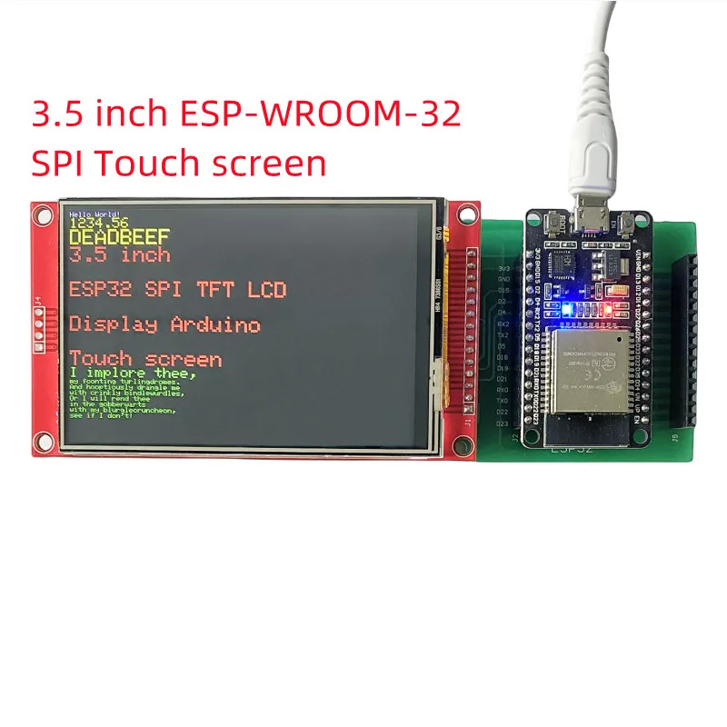 3.5 Inch TFT SPI LCD Display Module 320RGBx480 ILI9488 With/Without Touch ESP32 Screen