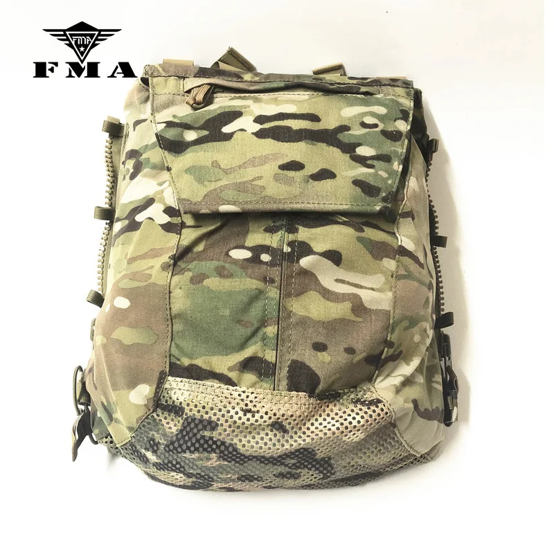 

FMA Tactical Pouch Vest Zipper-on Panel Multicam CPC AVS JPC2.0 Pouch Tactical Vest Plate Carrier Bags Free Shipping