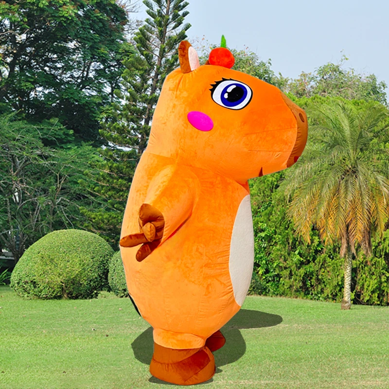 Mascote gigante Cartoon Character Cosplay Traje, Anime Boneca Prop, Disfarçar Roupas, Halloween, Natal, Promoção