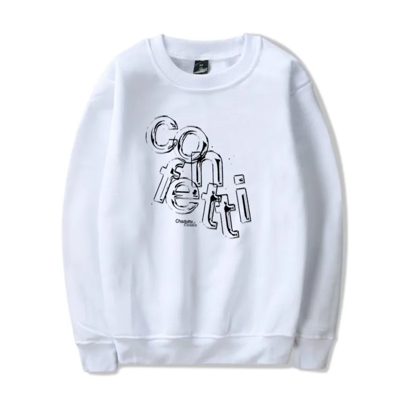 Charlotte Cardin Confetti Long Sleeve Crewneck Sweatshirt Merch For Women/Men Unisex Winter Fashion Streetwear