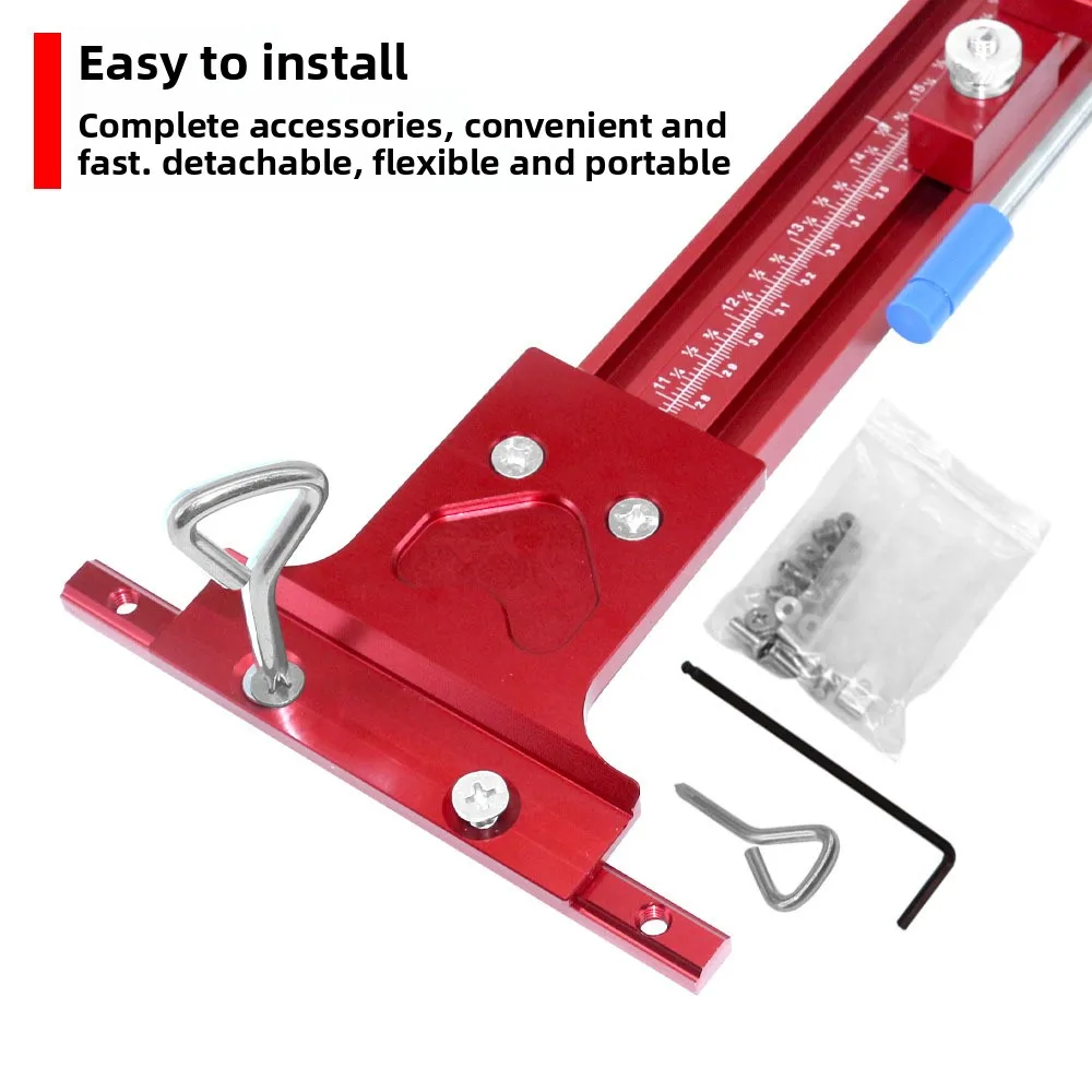 Woodworking Parallel Universal Guide Rail, Electric Circular Saw Auxiliary Guide Rail Compatible with Festo Makita Guide Rail view 3