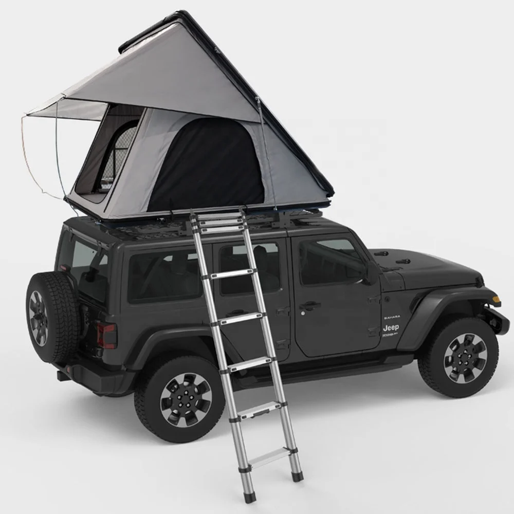 Heavy Duty Foldable Roof Tent for Jeep | Waterproof Car Tent with Mattress and Ladder