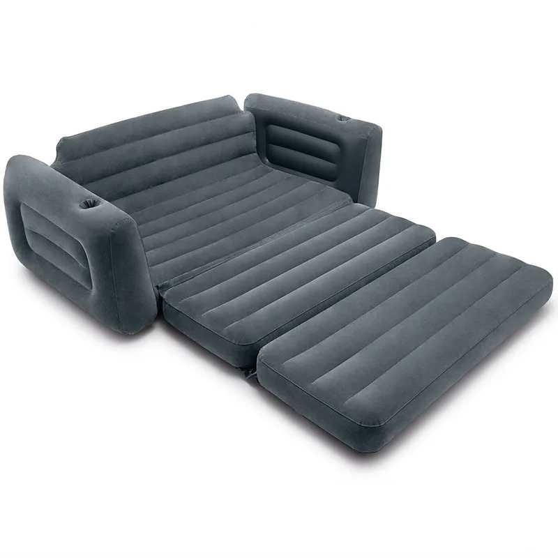 luxury cheap modern foldable sleeper living room pull out chair sofas furniture folding air inflatable sofa cum bed