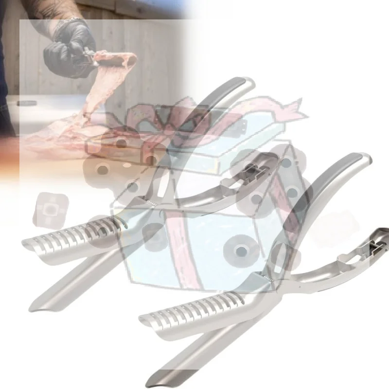 【CC】Herramienta para quitar la membrana de los costillas - Deshuesador de costillas de acero inoxidable con mango ergonómico, utensilios de cocina para preparación de carne