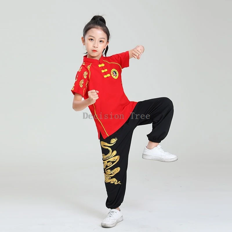 2024 chinese pupil creative kungfu training clothing changquan sanda martial arts characteristic outfit wing chun kungfu garment