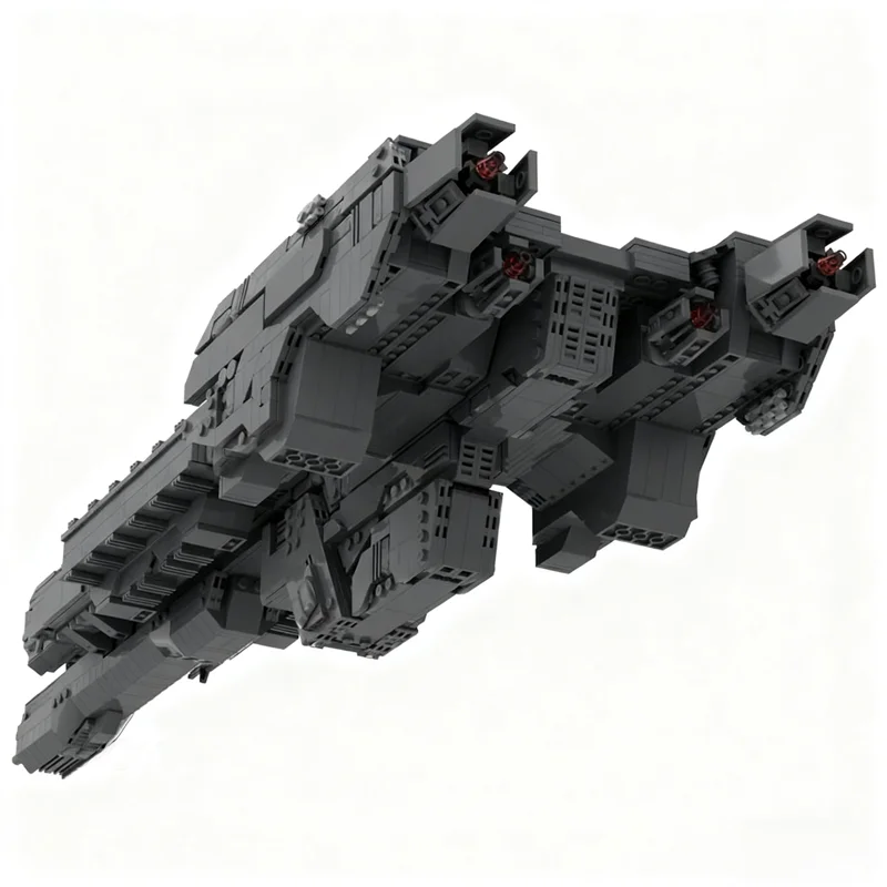 2922pcs MOC Halo UNSC Amber Clad Model Building Blocks Architecture Festival Gifts Assemble DIY Toy Education Creative Idea