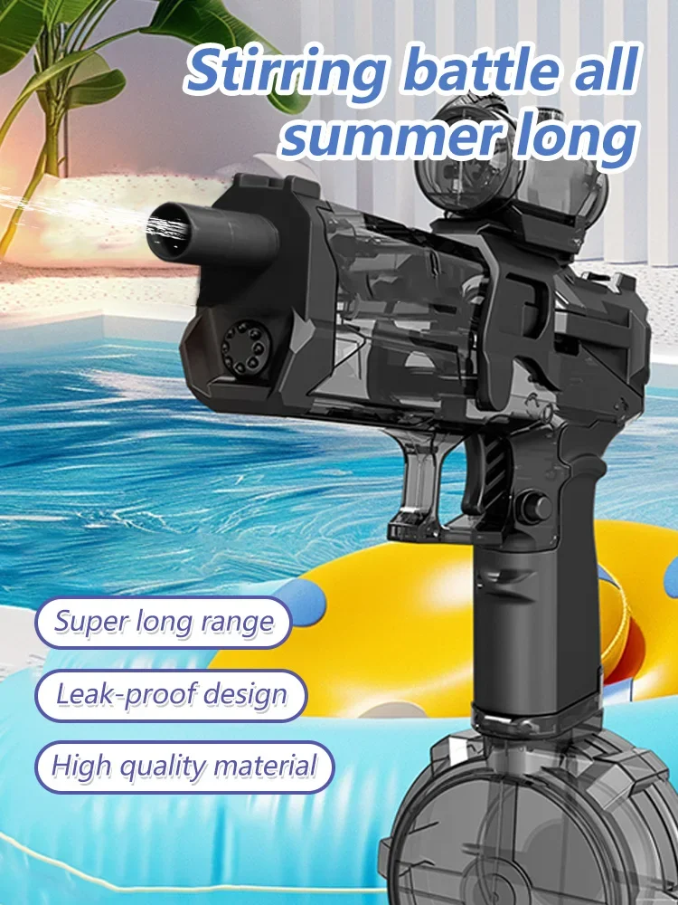 

Ultimate Battle Blaster Electric Water Gun Flame,Ultimate Battle Blaster Water Gun Long Range Electric Water Blaster with Light