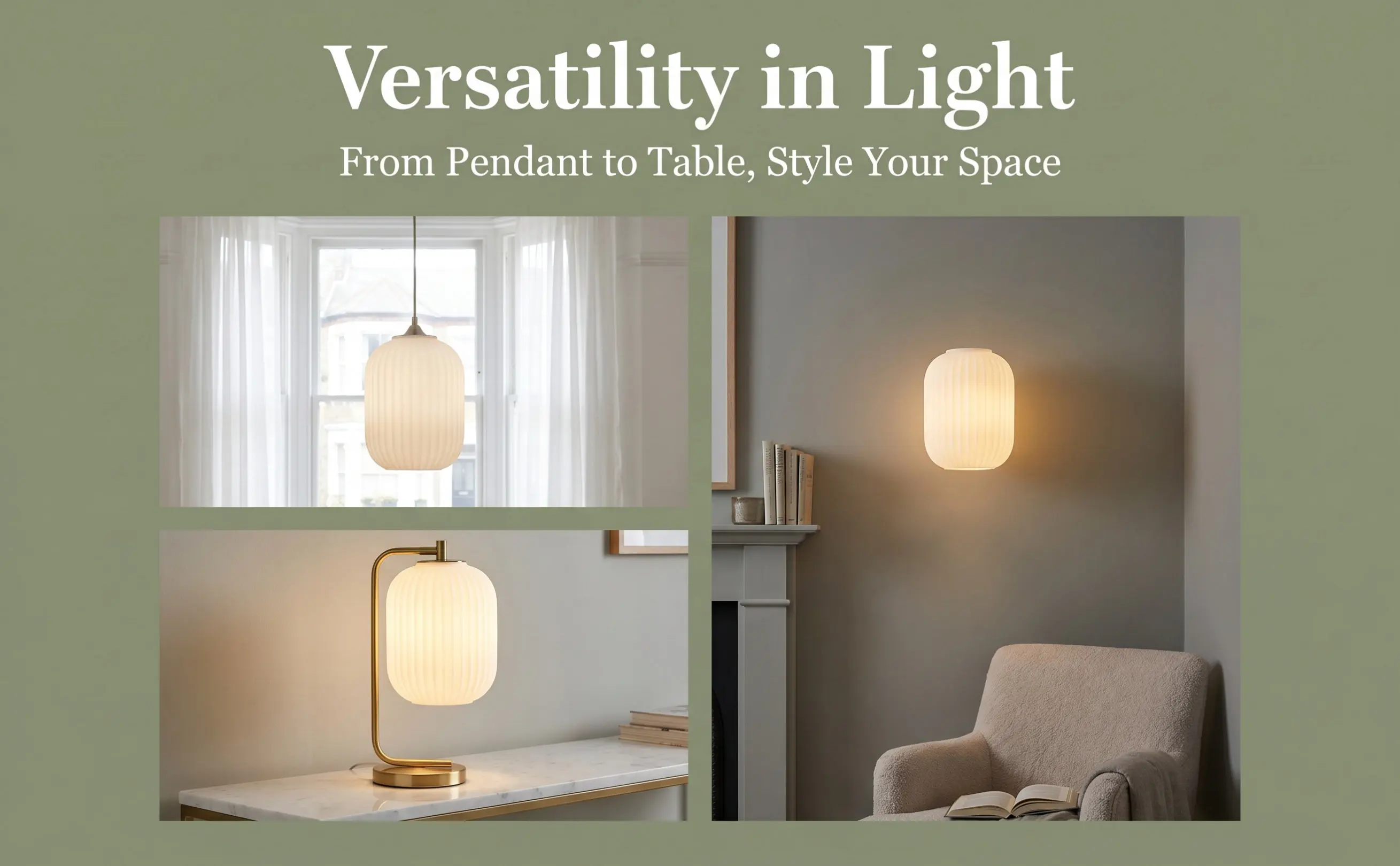 Glass Lamp Shade White Cylinder Striped Globe Replacement for Pendant Light Table Lamp Shade Dining Room 140x200mm