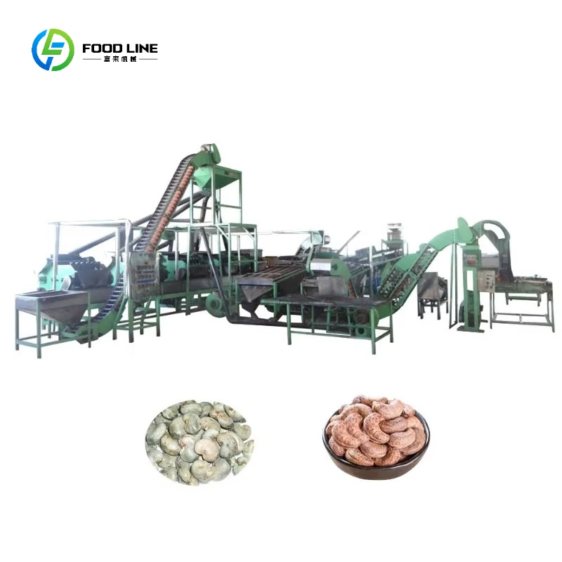 Large Capacity Fully Automatic Cashew Nut Production Line Cashew Nuts Dehusking Machine Cashew Nut Peeling Equipment Customized