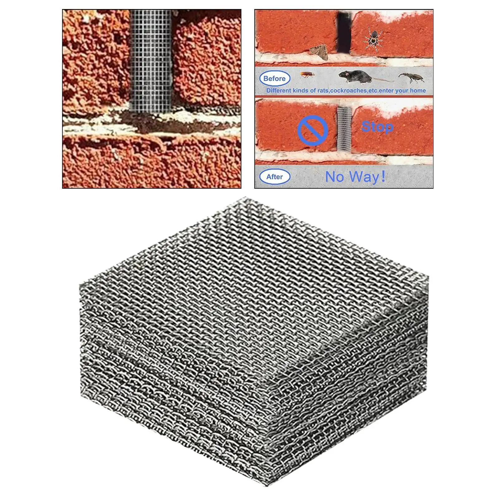 24 Pieces Weep Hole Covers Hair Catcher Drain Lid Brick Drain Hole Covers Brick