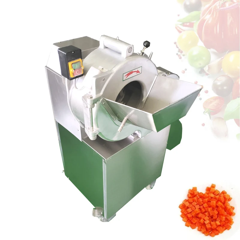 Commercial Vegetable Cube Dicer Cutter Machine 4-20MM Electric Onion Carrot Cheese Cut Diced Slicing Machine