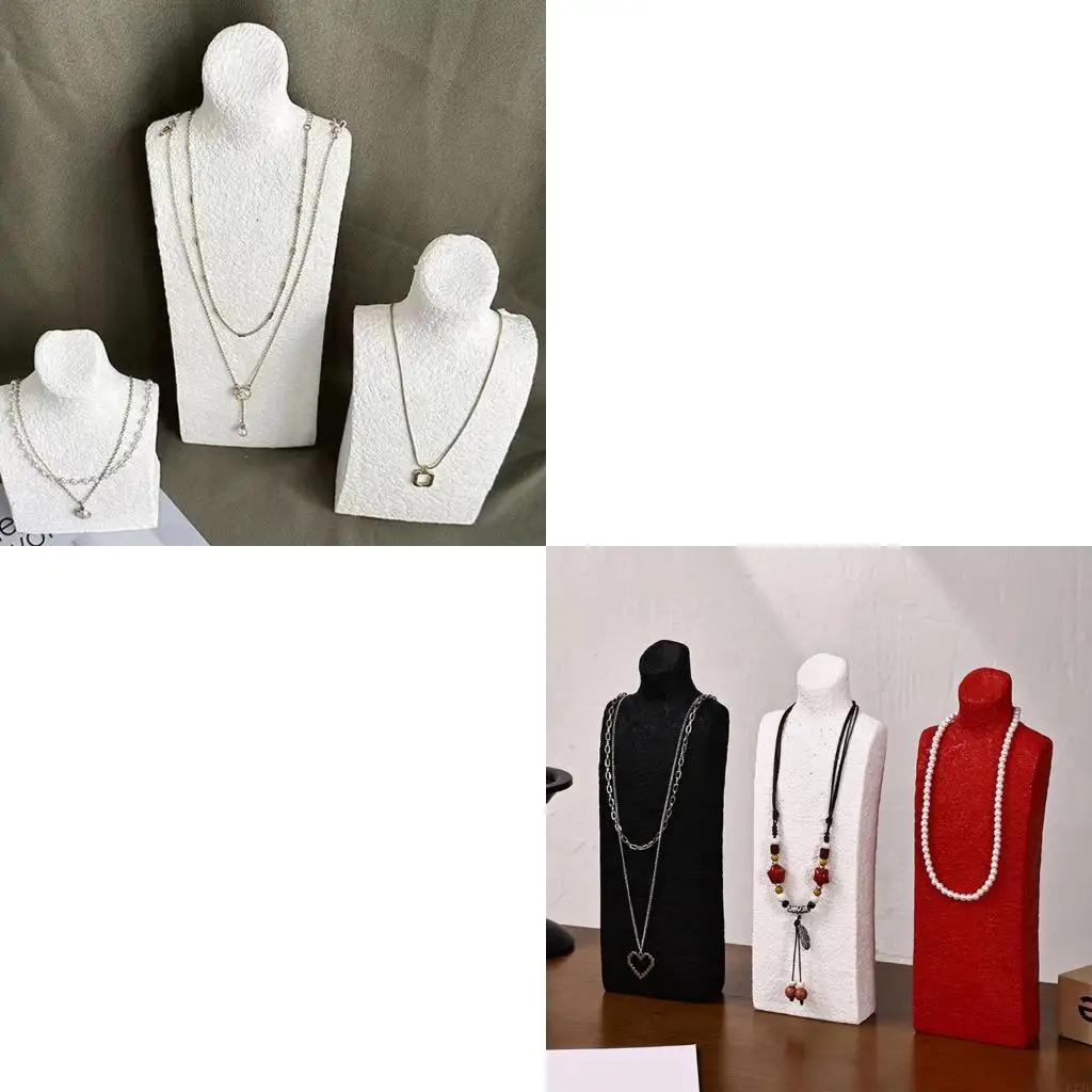 

Resin Jewelry Neck Display Holder for Shop and Home Use